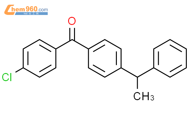 (4-chlorophenyl)-[4-(1-phenylethyl)phenyl]methanone
