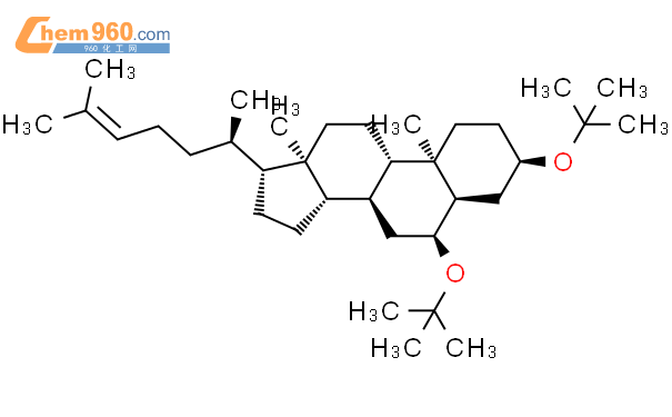 84371-46-0_Cholest-24-ene, 3,6-bis(1,1-dimethylethoxy)-, (3a,5b,6a)-CAS ...