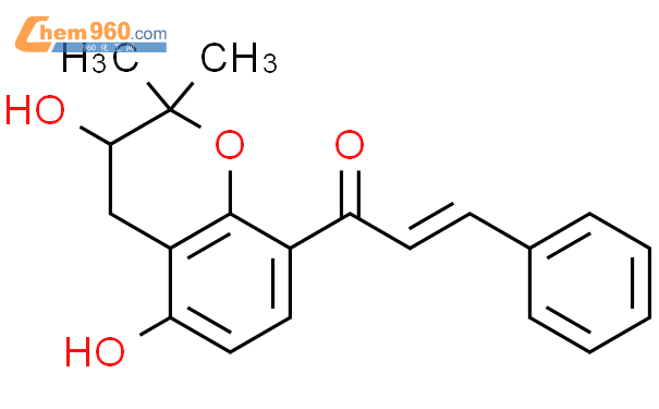 (E)-1-(3,4-Dihydro-3,5-dihydroxy-2,2-dimethyl-2H-1-benzopyran-8-yl)-3-phenyl-2-propen-1-one