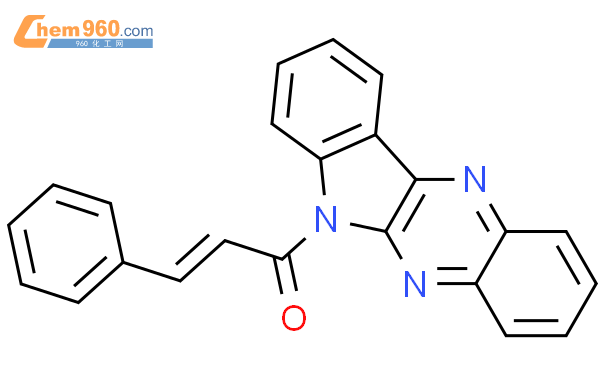 84497-08-5,6H-Indolo[2,3-b]quinoxaline, 6-(1-oxo-3-phenyl-2-propenyl ...