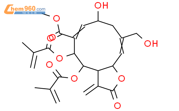 84507-59-5_(3aS,4S,5R,6E,8R,10E,11aS)-4,5-Bis(2-methylacryloyloxy)-8 ...