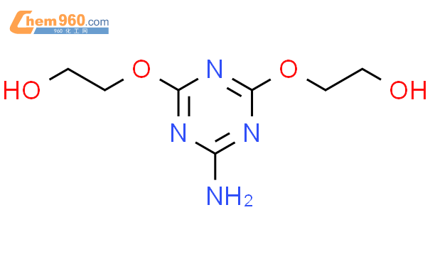 84522 06 5 Ethanol 2 2 [ 6 Amino 1 3 5 Triazine 2 4 Diyl Bis Oxy ]bis 9ci 化学式、结构式、分子式、mol