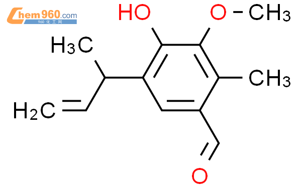 846543 14 4 Benzaldehyde 4 Hydroxy 3 Methoxy 2 Methyl 5 1 Methyl 2 Propenyl Cas号 846543 14 4