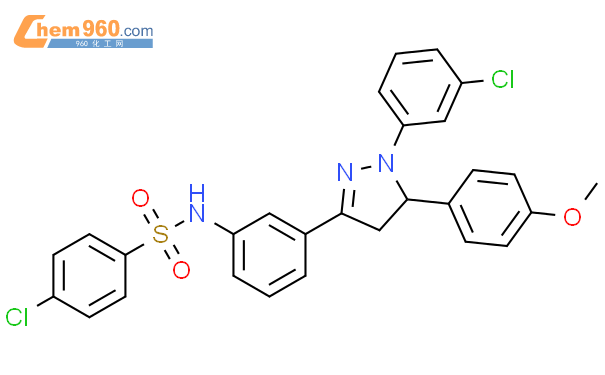 Benzenesulfonamide Chloro N Chlorophenyl Dihydro Methoxyphenyl