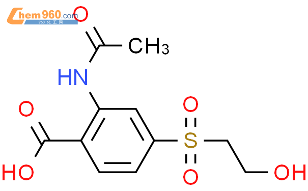 2-(乙酰氨基)-4-[(2-羟基乙基)磺酰基]苯甲酸