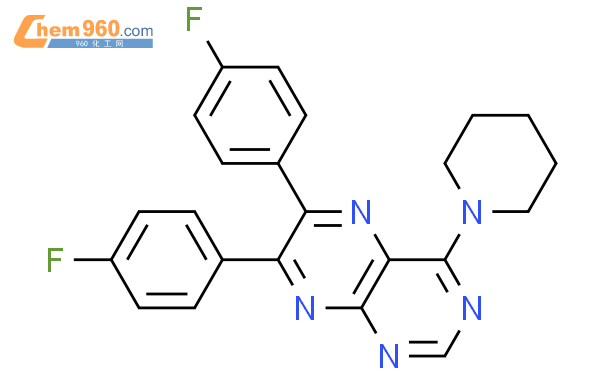 848309-96-6_Pteridine, 6,7-bis(4-fluorophenyl)-4-(1-piperidinyl)-CAS号 ...