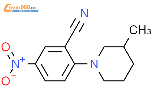 849056 84 4 2 3 Methylpiperidin 1 Yl 5 Nitrobenzonitrile化学式、结构式、分子式、mol 960化工网