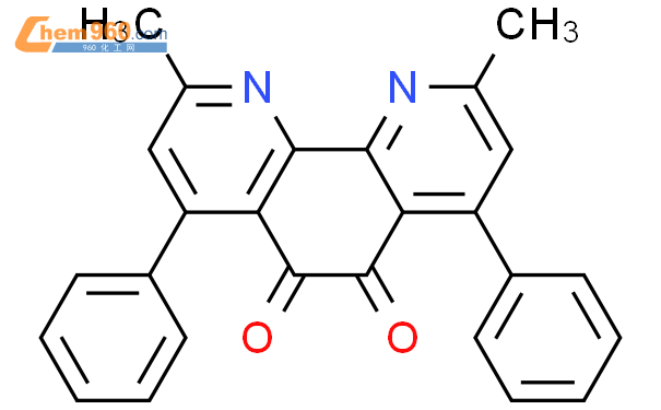 849091-80-1,2,9-dimethyl-4,7-diphenyl-1,10-phenanthroline-5,6-dione化学式 ...