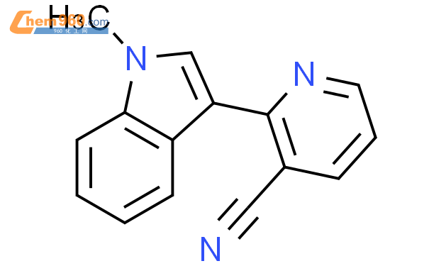 849116-26-3,2-(1-methylindol-3-yl)pyridine-3-carbonitrile化学式、结构式、分子式 ...