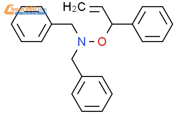 849244 69 5 Benzenemethanamine N Phenylmethyl N [ 1 Phenyl 2 Propenyl Oxy] 化学式、结构式、分子式、mol