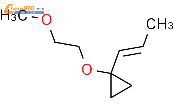 849443-26-1,CYCLOPROPANE, 1-(2-METHOXYETHOXY)-1-(1-PROPENYL)-化学式、结构式、分子 ...