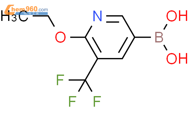 6-乙氧基-5-三氟甲基-3-吡啶硼酸结构式图片|849934-85-6结构式图片