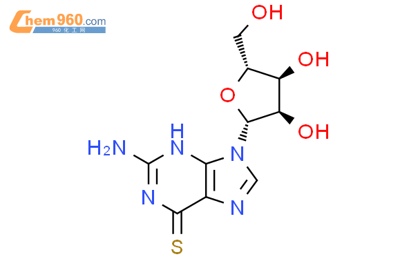 2-氨基-6-巯基嘌呤-9-D-核糖苷