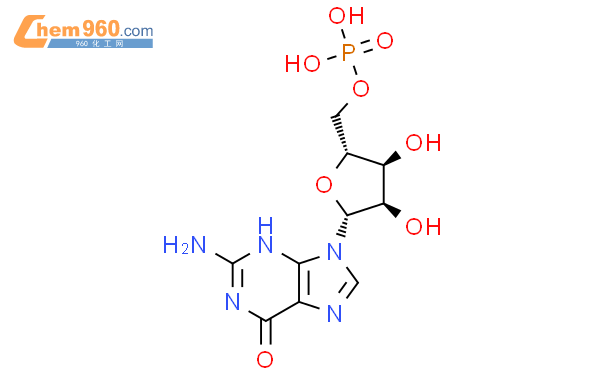 鸟苷酸结构式图片|85-32-5结构式图片