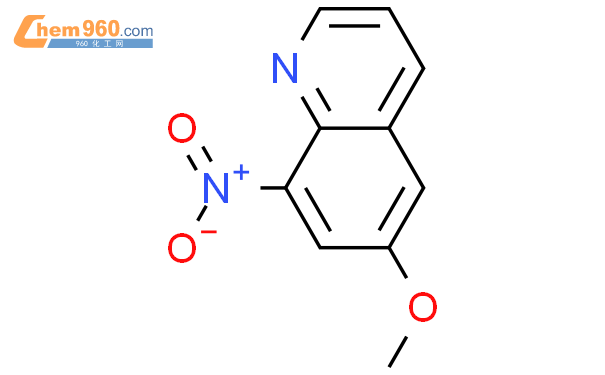 6-甲氧基-8-硝基喹啉结构式图片|85-81-4结构式图片