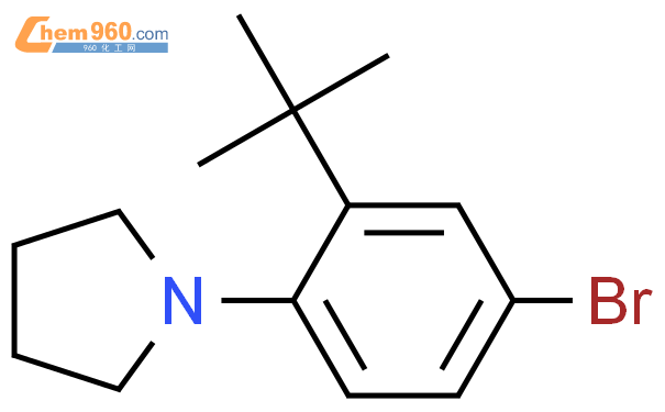 1-(4-Bromo-2-tert-butyl-phenyl)-pyrrolidine