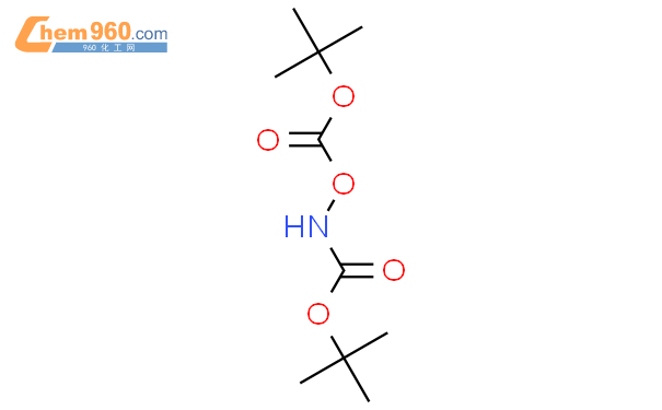 N-(叔丁氧羰基氧代)氨基甲酸叔丁酯结构式图片|85006-25-3结构式图片