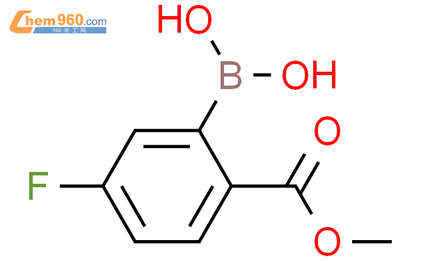 5-氟-2-甲酯基苯硼酸结构式图片|850568-05-7结构式图片