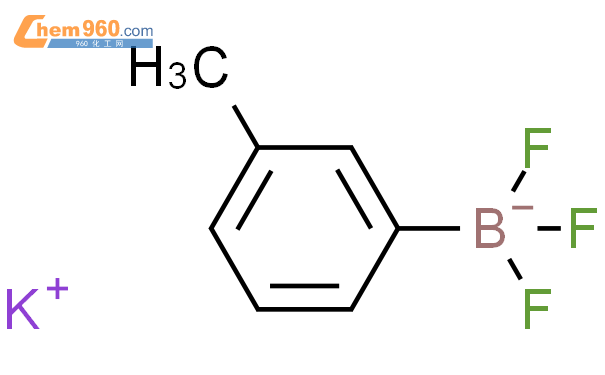 3-甲基苯基三氟硼酸钾结构式图片|850623-42-6结构式图片