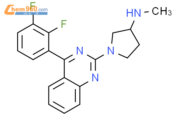 851014 06 73 Pyrrolidinamine 1 4 23 Difluorophenyl 2 Quinazolinyl