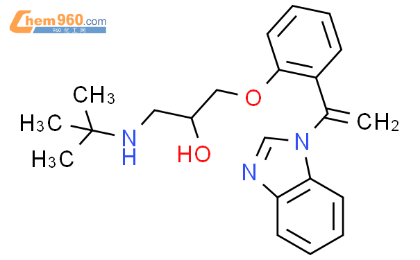 85127 88 4 1 2 1 1H benzimidazol 1 yl ethenyl phenoxy 3 tert butylamino propan 2 olCAS号