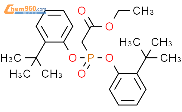 Acetic Acid Bis Dimethylethyl Phenoxy Phosphinyl Ethyl Estercas