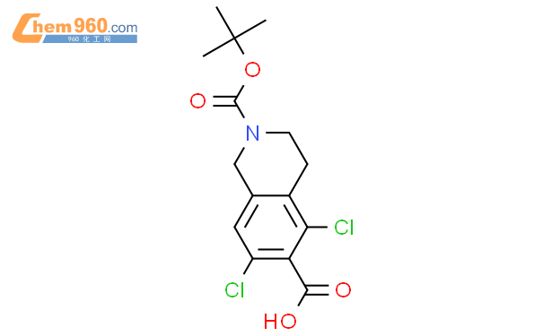 2-(叔丁氧基羰基)-5,7-二氯-1,2,3,4-四氢异喹啉-6-羧酸