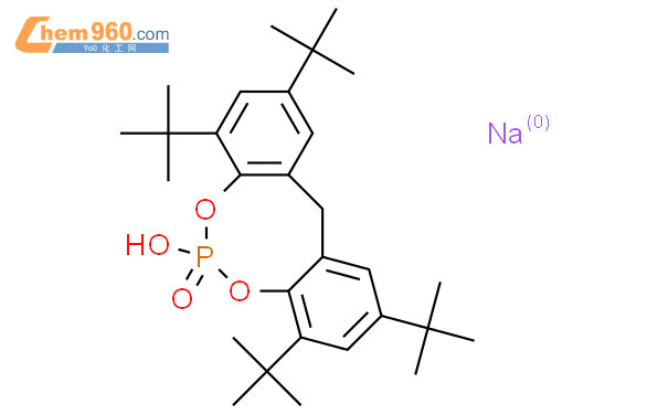 2,2-亚甲基-双(4,6- 二叔丁基苯基)磷酸酯钠