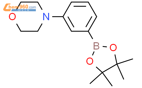 3-码啉苯硼酸四甲基二酯结构式图片|852227-95-3结构式图片