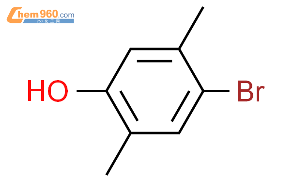 4-溴-2,5-二甲基苯酚结构式图片|85223-93-4结构式图片