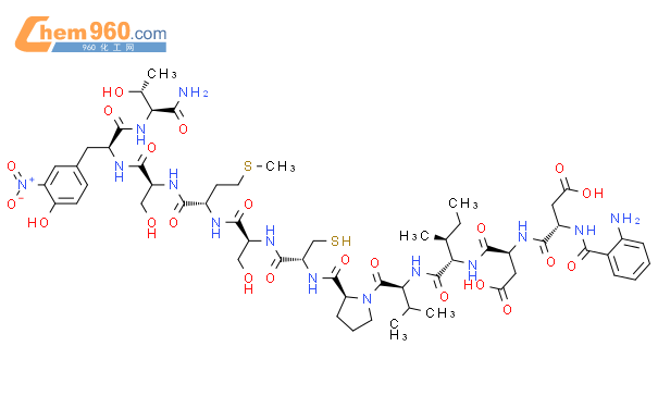 ABZ-ASP-ASP-ILE-VAL-PRO-CYS-SER-MET-SER-3-NITRO-TYR-THR-NH2「CAS号：852572 ...