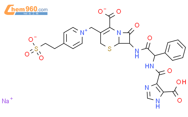 头孢咪唑钠结构式图片