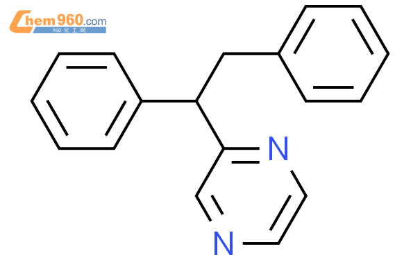 853919-97-8,Pyrazine, (1,2-diphenylethyl)-化学式、结构式、分子式、mol、smiles – 960化工网