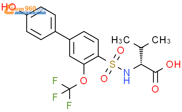 854371-43-0,D-VALINE, N-[[4'-HYDROXY-3-(TRIFLUOROMETHOXY)[1,1'-BIPHENYL ...