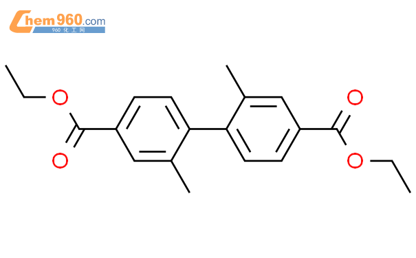 2,2'-二甲基联苯-4,4'-二羧酸二乙酯结构式图片|855254-76-1结构式图片