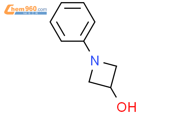 1-苯基氮杂啶-3-醇结构式图片|857280-53-6结构式图片