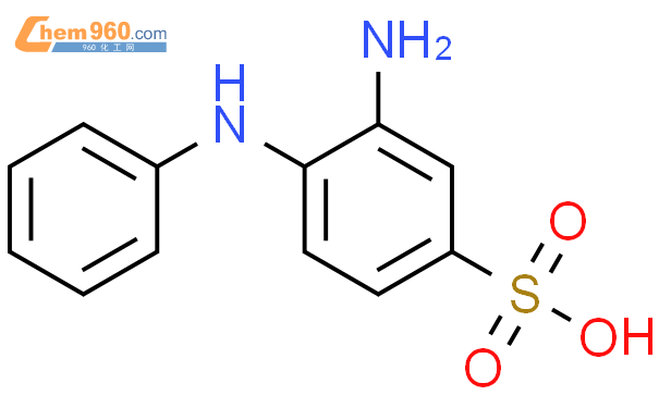 3-amino-4-anilinobenzenesulfonic acid
