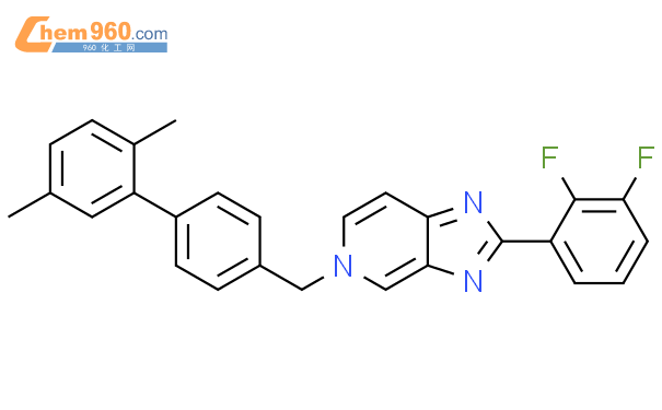 858936-26-2,5H-Imidazo[4,5-c]pyridine,2-(2,3-difluorophenyl)-5-[(2',5 ...