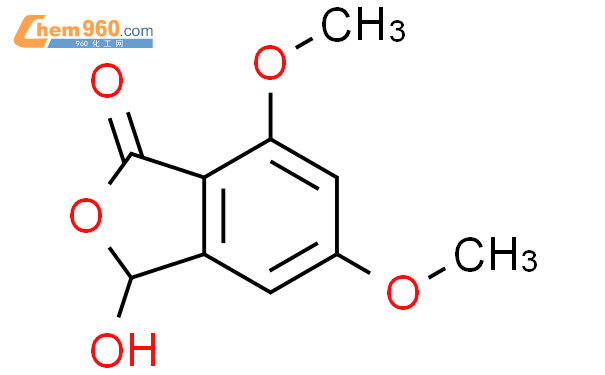 3 hydroxy 5 7 dimethoxy 3H 2 benzofuran 1 oneCAS号85925 67 3 960化工网