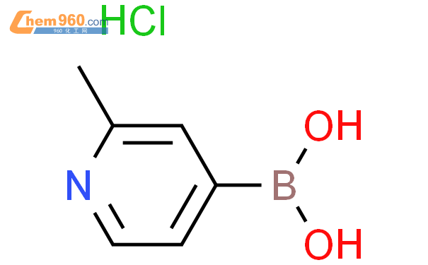 2-甲基-4-吡啶硼酸结构式图片|861905-97-7结构式图片