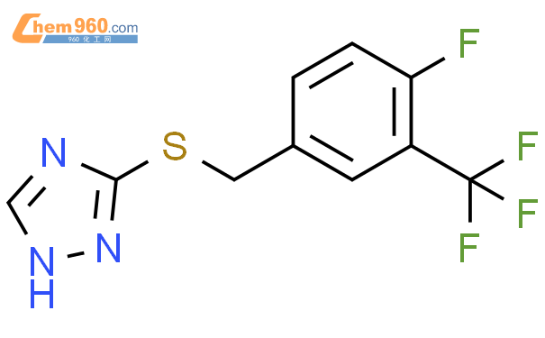 861925 23 7 1H 1 2 4 Triazole 3 4 Fluoro 3 Trifluoromethyl Phenyl