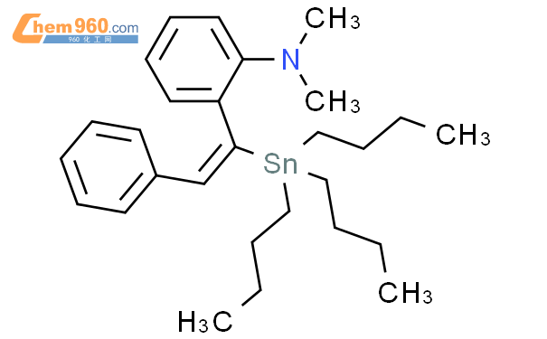 Benzenamine N N Dimethyl Phenyl Tributylstannyl Ethenyl Cas