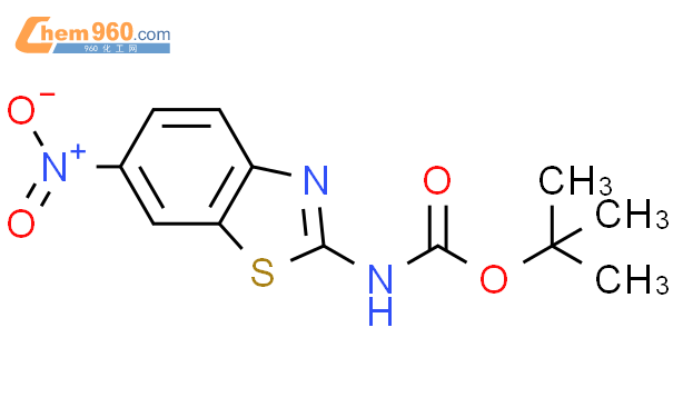 Carbamic acid, (6-nitro-2-benzothiazolyl)-, 1,1-dimethylethyl ester