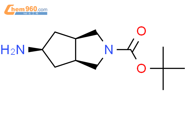 cis-5-AMino-2-Boc-hexahydro-cyclopenta[c]pyrrole结构式图片|863600-81-1结构式图片