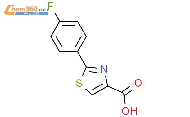 2-(4-氟苯基)-1,3-噻唑-4-羧酸结构式图片|863668-07-9结构式图片