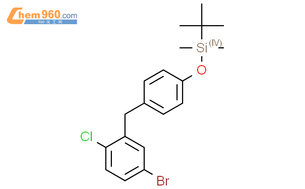 4-溴-1-氯-2-[[4-[[(叔丁基)二甲基硅烷基]氧基]苯基]甲基]苯
