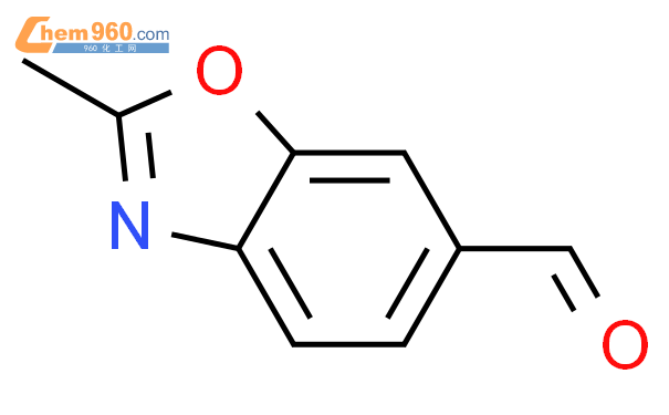 2-甲基苯并[D]恶唑-6-甲醛结构式图片|864274-04-4结构式图片