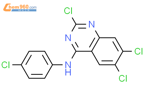 864294 17 7 4 Quinazolinamine 2 6 7 trichloro N 4 chlorophenyl CAS号