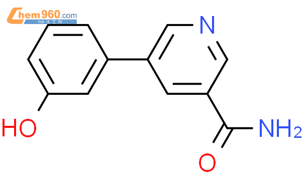 3-Pyridinecarboxamide,5-(3-hydroxyphenyl)-