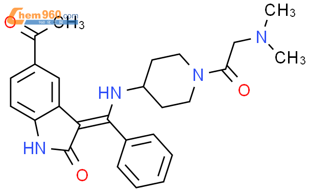 Piperidinamine N Z Acetyl Dihydro Oxo H Indol Ylidene Phenylmethyl